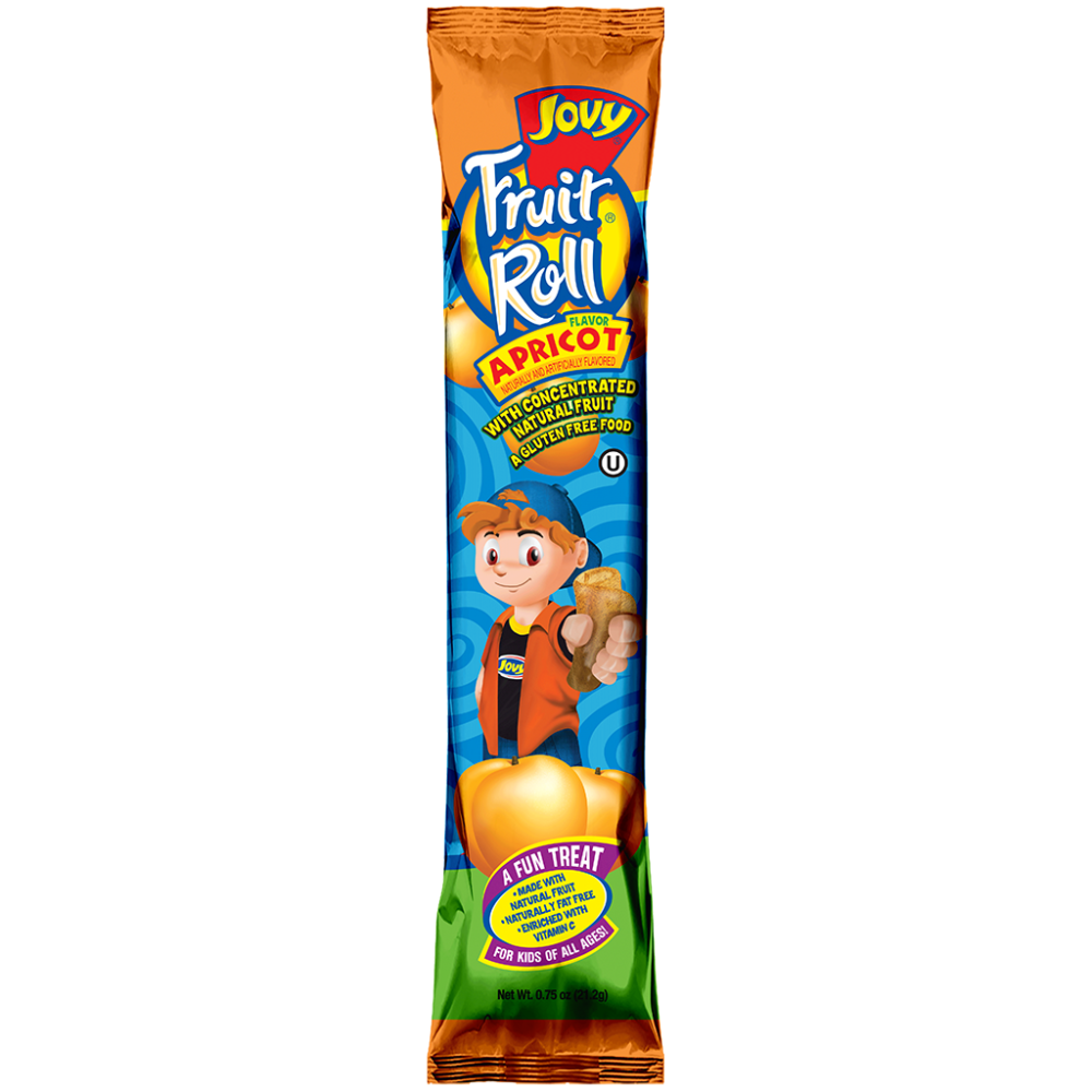 FRUIT ROLL APRICOT Jovy Candy